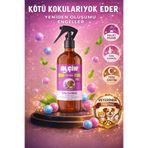 ALÇİN Kedi Kumu Ve Tuvaleti Koku Giderici,Bubble Gum Parfümü Spreyi