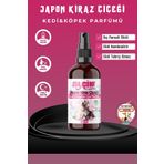 Alçin Kedi Ve Köpek Parfümü Parazit Karşıtı Içerikli Japon Kiraz Çiçeği Kokulu 100 Ml Cam Şişe