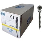 Alçıpan Vidası, Sık Dişli Sivri Uçlu Borazan, 3.5x45 mm, Std, 1P=500 adet