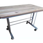 aldagelsin Tekerlekli Şık Orta Sehpa Ceviz 60 x 100
