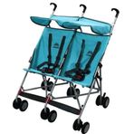 Aldeba ALD-3030 Yeşil İkiz Bebek Arabası