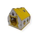 Aldebaran Reklam Ahşap Yetişkin Kedi Evi Hobbit Model Mindersiz