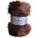 Aldemir Yumoş Sakallı Örgü Ipi 017 / 5 Adet - - - Kahverengi