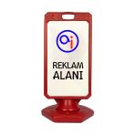 Aldialiyor Kırmızı A-Tabela 105Cm Reklam Dubası