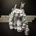 Aldım Geldi Canavar Pazartesi Günleri # 1: Battlefield Elemental (28MM / 32MM Ölçekli) Plastik Aparat