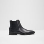 Aldo Braymond Siyah Deri Bot - Platform Topuklu, Slip-On, Rahat Kullanım Özelliği