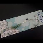 Aldos Levrek Lüfer Avcısı Çelik Telli Silikon Balık 6,5 cm Simli Yeşil (3 Ad)