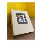 Aledo 15x21cm 100’lük Koton Desenli Fotoğraf Albümü 16wpp68100 Krem