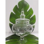 Alegre Glass Cam Ayaklı Kurabiyelik El Yapımı 16 x 31 cm.
