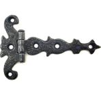 Alem Antika Tarz Dekoratif Pirinç Kuyruklu Kelebek Menteşe - 63X100 Mm, Oksit