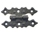 Alem Antika Tarz Dekoratif Pirinç Yıldız Menteşe - 63X36 Mm, Oksit