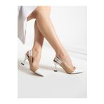 Alemdar Shoes MORİS Beyaz Kadın Topuklu Ayakkabı
