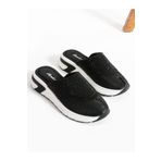 Alemdar Shoes Nice Siyah Taş Detay Kadın Terlik