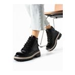 Alemdar Shoes Siyah Rugan Fermuarlı Kadın Bot PATRİCK
