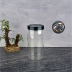 Alemdar Tohana Cam Vakumlu Kavanoz 1650ML * Siyah