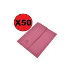 Alemdar Yarım Kapak Karton Telli Dosya Pembe ( 50 Adet )