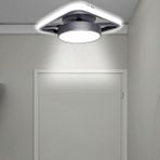 Alen Tekli Siyah Enerji Tasarruflu Modern LED Avize Çocuk Odası Koridor Giyinme Odası Giriş