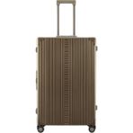 Aleon 4 Tekerlekli Lüks Alüminyum Valiz,77 cm Bronz Bavul