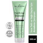 Alerma Arındırıcı Sülfatsız Şampuan Kokusuz 250 ml Pamuk Karışımı Malzeme ile Tüm Saçlar İçin