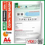 Ales 2024/2 (Temmuz) Ösym Tıpkı Basım Çıkmış Soru Deneme Kitapçığı Video/Pdf Çözümlü Türkiye Geneli