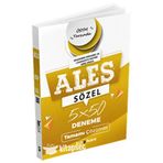 Ales Sözel 5 X 50 Tamamı Çözümlü Deneme Sınavı Tercih Akademi