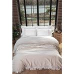 Alessa Çift Kişilik Pike Takımı %100 Organik Pamuk Jakarlı Bej 260x240 Cm