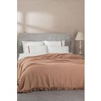 Alessa Çift Kişilik Pike Takımı %100 Organik Pamuk Jakarlı Terra 260x240 Cm