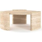 Alessa Traverten Sehpa - 90cm x 90cm x 42cm