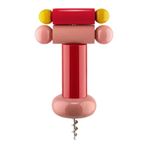 Alessi Ettore Sottsass 18 cm x 6 cm Pembe Tirbüşon