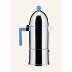 Alessi La Cupola Espresso Makinesi, 6 Fincanlık, 300 Ml, Alüminyum, Aldo Rossi Tasarımı - Mavi
