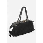 Alessia Bag Maria Hakiki Deri Çanta - --Siyah