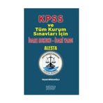 Alesta KPSS ve Tüm Kurum Sınavları İçin İdare Hukuku İdari Yargı