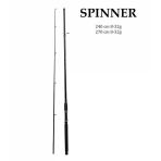 Alesta Spinner 2.70M 8-32 Gr Atarlı Spin Olta Kamışı