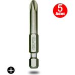 Alet Çantam Gfb Bits Yıldız Uç Vidalama Matkap Ucu Ph3 x 50 mm - 5 Adet