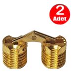 Alet Çantam Gizli Masa Menteşesi 12MM Metal Kırma Katlanır Menteşe - 2 Adet