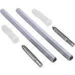 Alet Çantam Metal Gizli Raf Tutucu Dekoratif Duvar Bağlantısı 1 Çift -14 cm