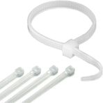 Aletcantam Kablo Bagi Plastik Kelepce Cirt Amerikan Kelepcesi 100 Adet -7.6X450mm