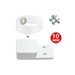 ALETÇANTAM Sineklik Kulp Seti Şeffaf Tutma Halkası Kaldırma Çekme Kulbu Takoz Seti -10 Takım 01503101101101