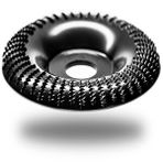 Aletçantam Taşlama Törpü Eğe Ağaç Ahşap Oyma Çelik Oval Disk 115mm Siyah