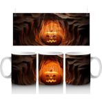 Alevli Tünelde Yalnız Balkabağı – Hediyelik Kahve Kupası - 1 Adet - 300 ml