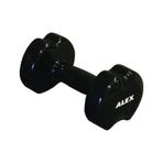 Alex 7 kg Siyah 1 Çift Vinly Dambıl Ağırlık