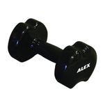 Alex 9 kg Siyah 1 Çift Vinly Dambıl Ağırlık