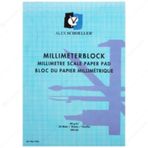 Alex A4 Mavi 20 Yaprak 80 gr Milimetrik Blok