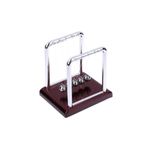 Alex Dollery Küçük Boy 8.8 * 7.5 * 1.2cm Dekoratif Metal Newton Denge Topları Balance Ball Stres Giderme Topu