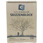 Alex Schoeller 1039 A5 90 gr 60'lı Dik Spiral Kraft Blok