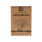 Alex Schoeller 30 Yaprak 90 gr 25x35 cm Skizzenblock Kraft Eskiz Defteri