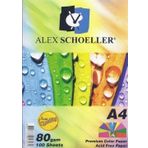 Alex Schoeller A4 100 Adet Renkli Karışık Açık Renk Fotokopi Kağıdı