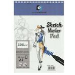 Alex Schoeller A4 200 gr 40'lı Sketch Marker Pad