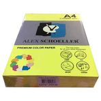 Alex Schoeller A4 500'lü Fosforlu Sarı 763 Fotokopi Kağıdı