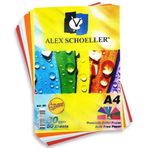 Alex Schoeller A4 80 gr 50'li Karışık Renkli Fotokopi Kağıdı